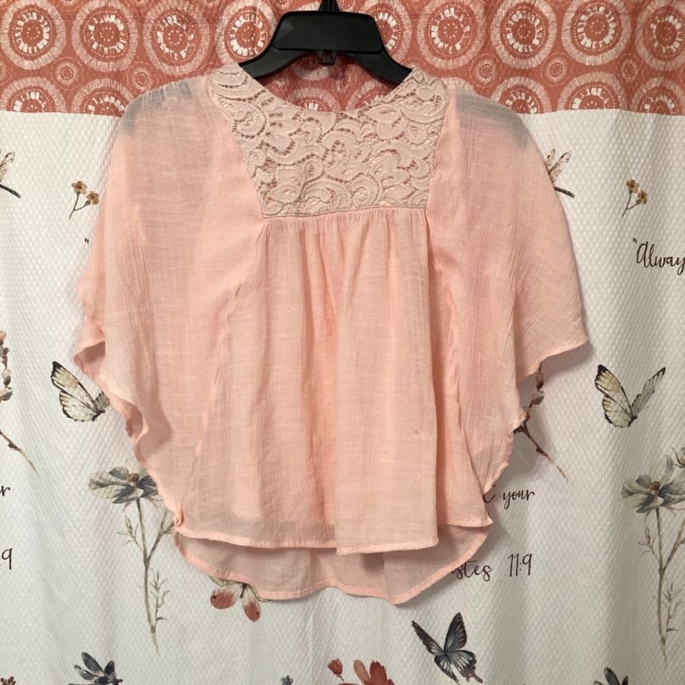 Big Girls Ally B. Pink Top